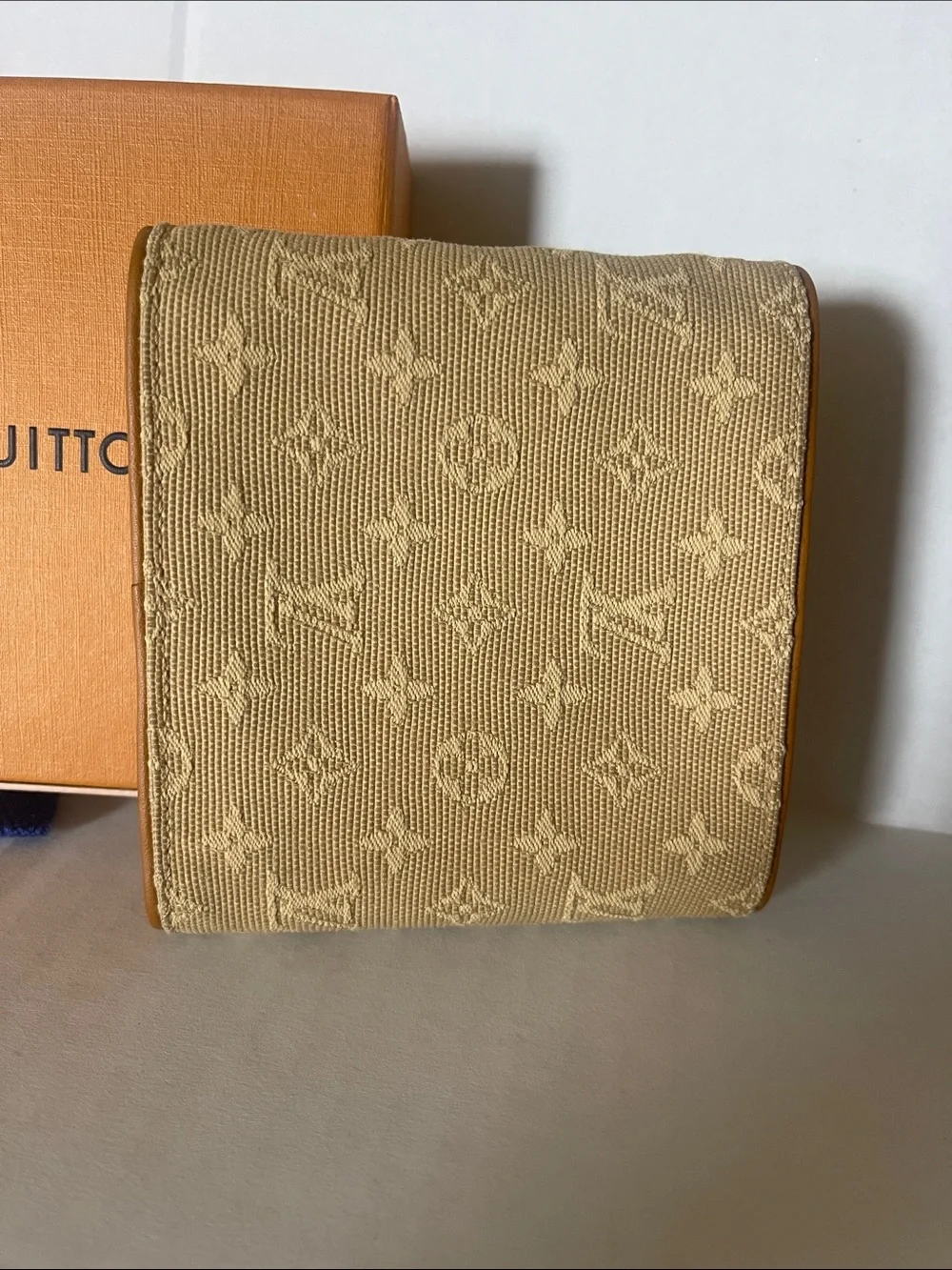 Louis Vuitton Tan Monogram Canvas Card Holder